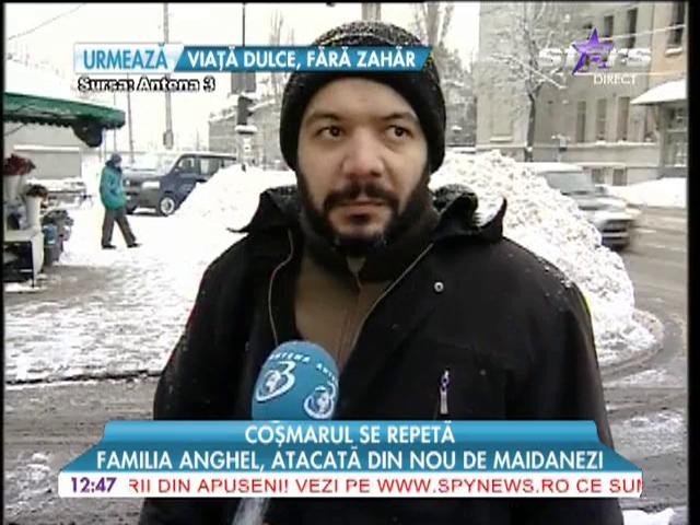 Familia Anghel, atacată din nou de maidanezi