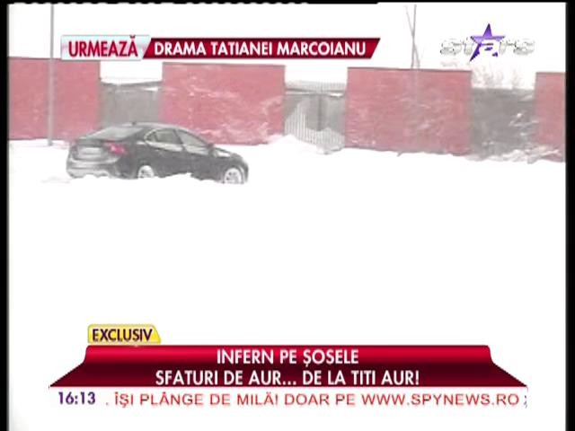 Titi Aur sare &icirc;n ajutorul celor care nu cred că se pot descurca pe o asemenea vreme