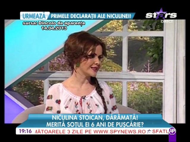 Niculina Stoican, despre sotul ei