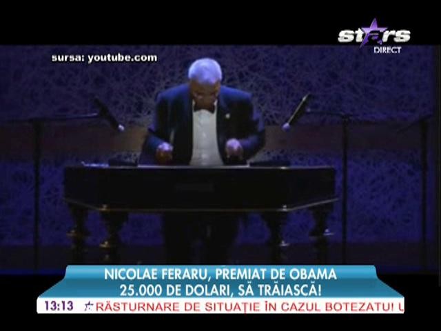Nicolae Feraru, premiat de Obama