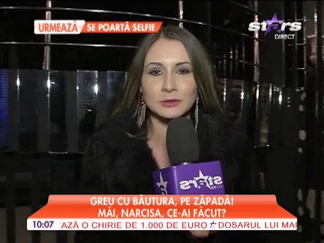 Greu cu băutura pentru Narcisa