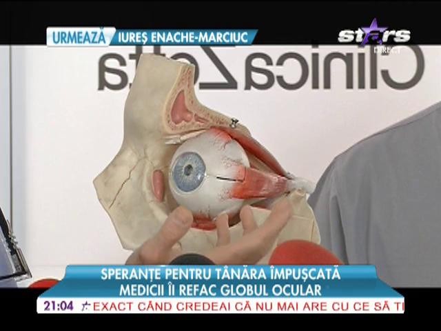 T&acirc;năra &icirc;mpuşcată &icirc;n ochi a fost operată