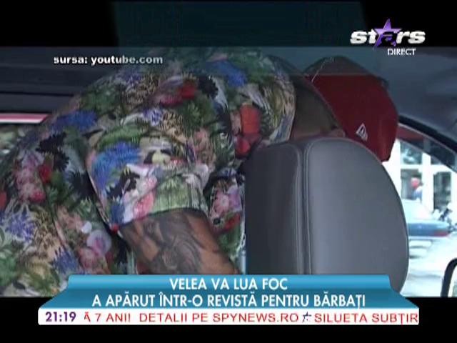 Alex Velea a apărut &icirc;ntr-o revistă pentru bărbaţi