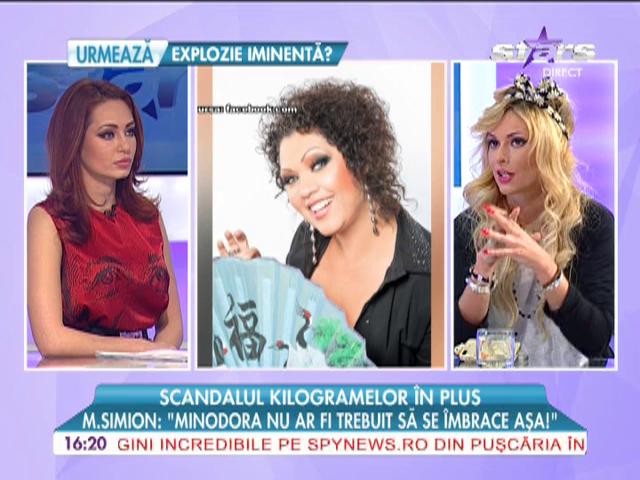 Monica Vlad sare la g&acirc;tul Minodorei