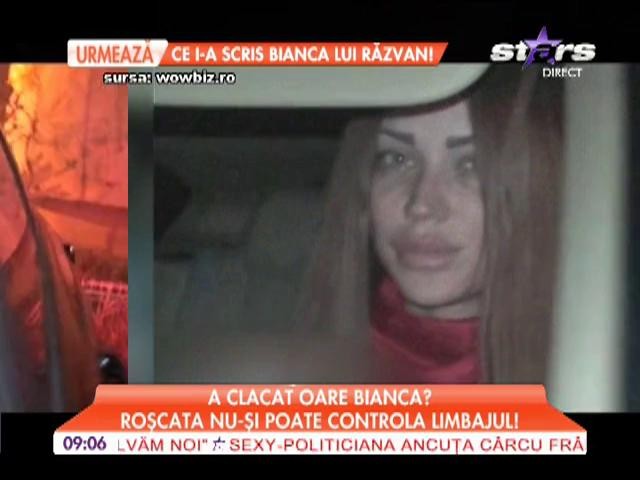 Roşcata nu-şi poate controla limbajul