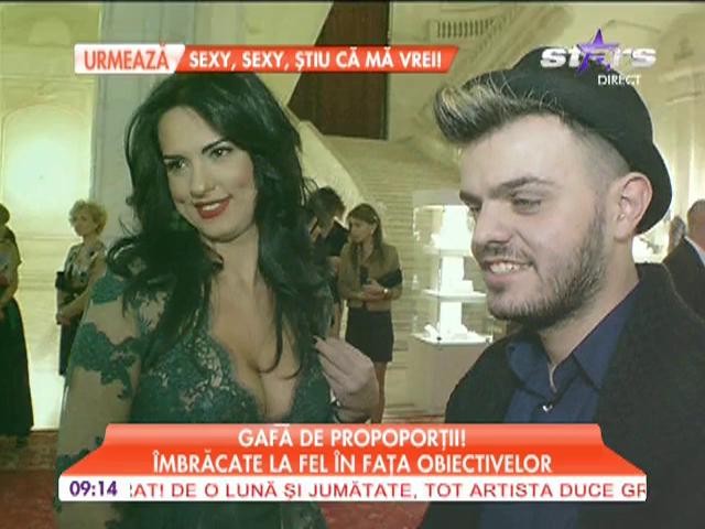 Lavinia P&icirc;rva şi Nicoleta Luciu, &icirc;mbrăcate la fel &icirc;n faţa obiectivelor