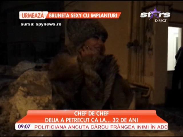 Delia, chef de zile mari la ziua ei de naştere