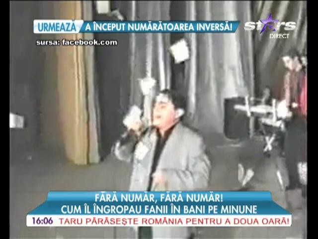 Iată cum aruncau fanii cu bani pe Adi Minune!