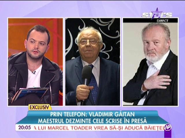 Vladimir Gaitan dezminte cele scrise &icirc;n presă