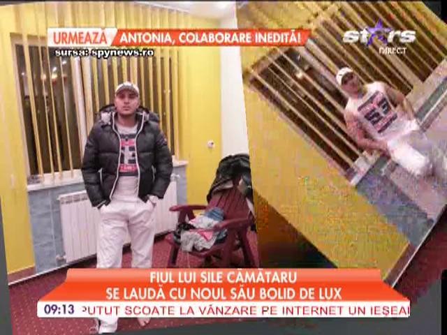 Fiul lui Sile Cămătaru se laudă cu noul său bolid de lux