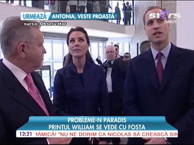 Prinţul William se vede cu fosta iubită