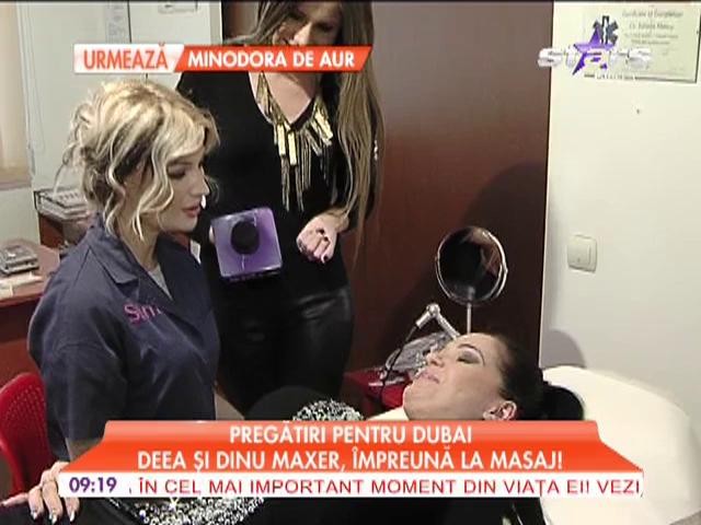 Deea şi Dinu Maxer, &icirc;mpreună la masaj