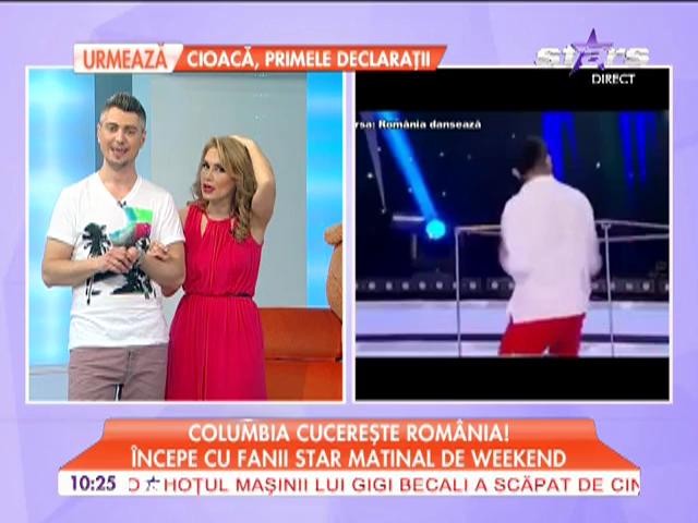 Columbia cucereste Romania! Fabian Sanchez ne invata sa dansam!