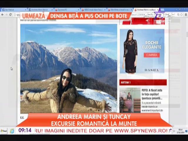 Andreea Marin şi Tuncay, excursie la munte