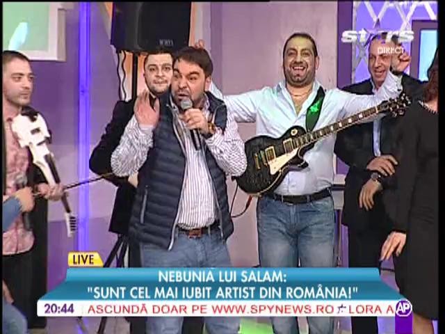Florin Salam c&acirc;ntă la "Rai da' buni"
