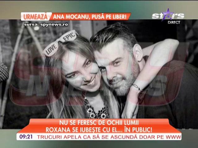 Roxana Ionescu şi iubitul ei nu se feresc de ochii lumii