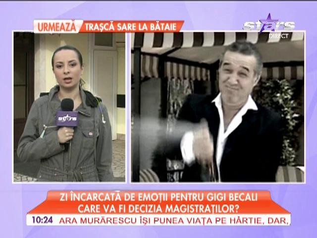 Zi &icirc;ncărcată de emoţii pentru Gigi Becali