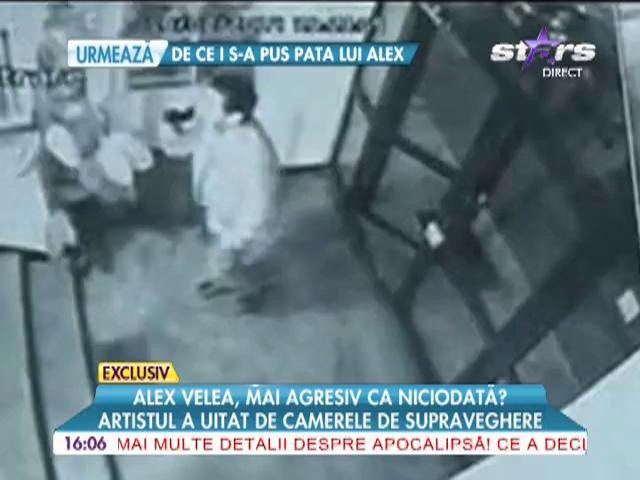 Alex Velea a bătut un paparazzo &icirc;n lift! Video