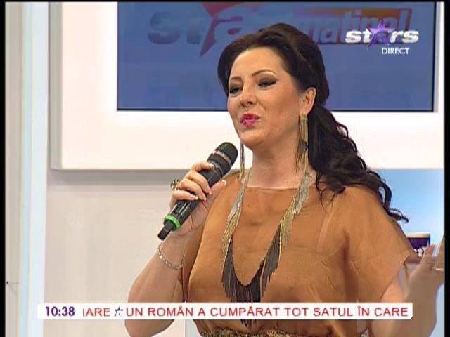 Angela Rusu, petrecere matinală