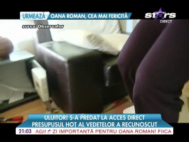 Hoțul bijuteriilor Monicăi Gabor s-a predat la Acces Direct