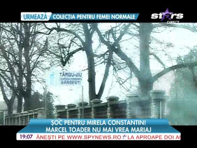 Marcel Toader nu mai vrea mariaj
