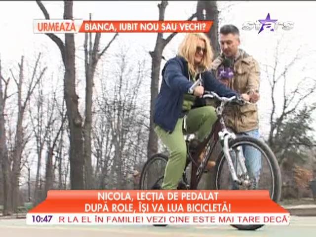 Nicola, lectia de pedalat