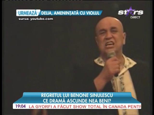 Regretul lui Benone Sinulescu