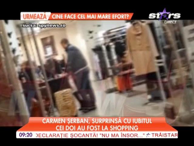 Carmen Serban, surprinsa cu iubitul