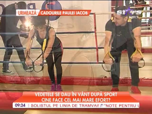 Vedetele se dau in vant dupa sport!