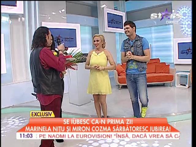 Marinela Niţu şi Miron Cozma sărbătoresc iubirea