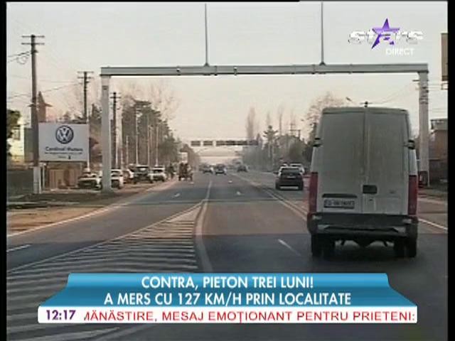 Contra, pieton trei luni