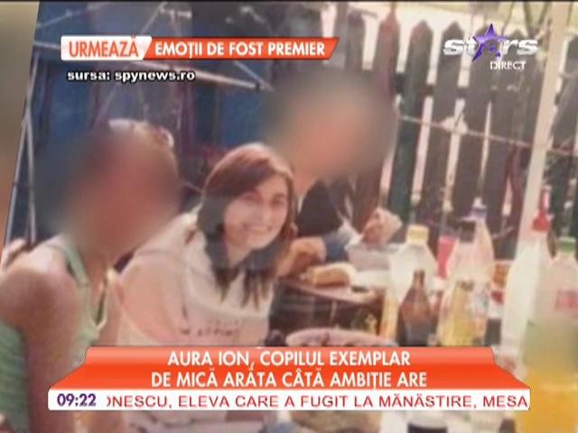 Aura Ion, copilul exemplar