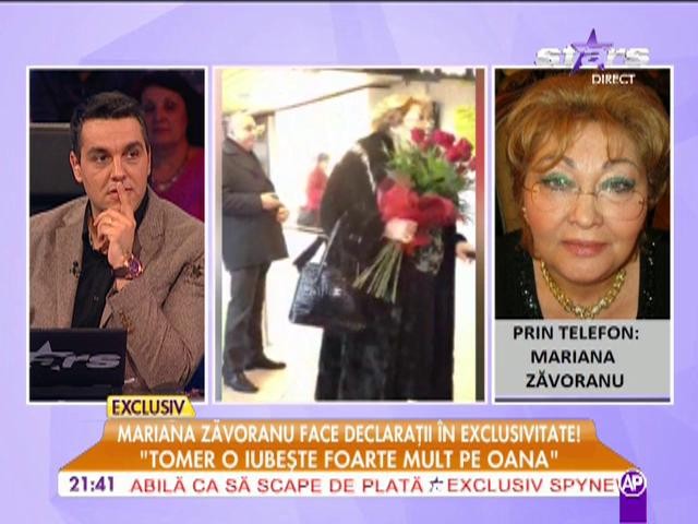 Mariana Zavoranu face declaratii soc: Tomer o iubeste foarte mult pe Oana!