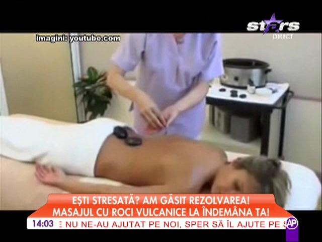 Masajul cu roci vulcanice