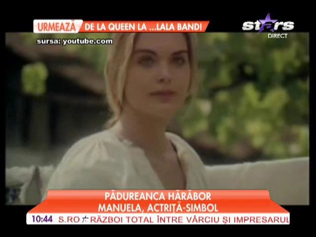 Pădureanca Hărăbor Manuela, actriță-simbol