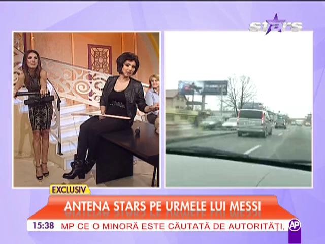 Messi a ajuns in Romania