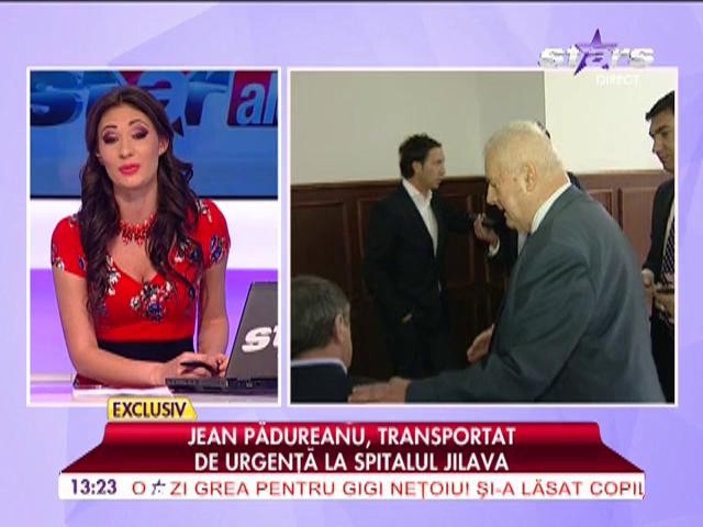 Jean Pădureanu, transportat de urgenţă la spitalul Jilava