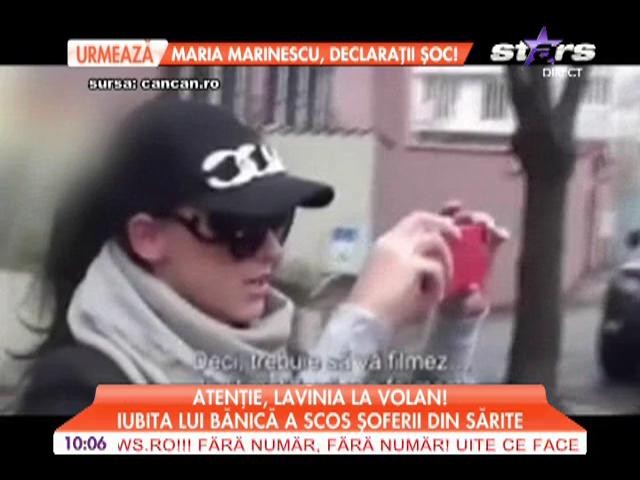 Lavinia P&acirc;rva la volan