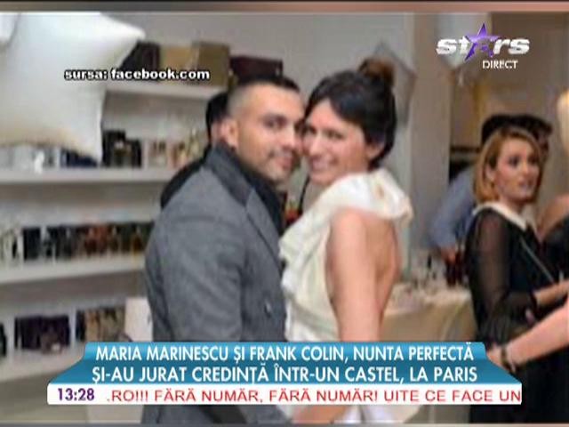 Maria Marinescu şi Frank Colin, nunta perfectă