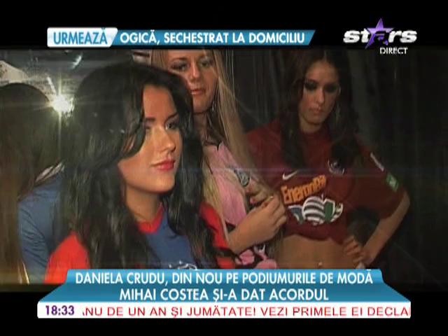 Daniela Crudu, defilare podium