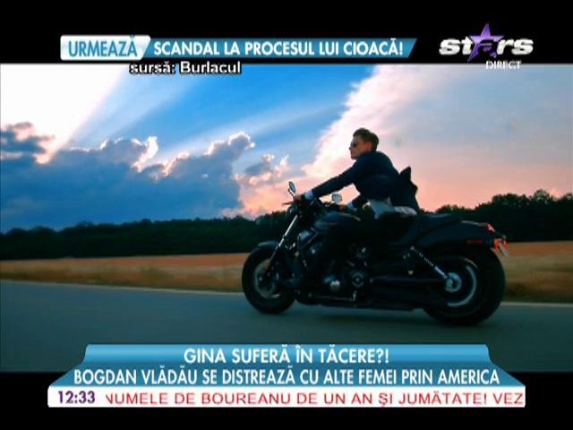 Bogdan Vlădău se distrează cu alte femei prin America