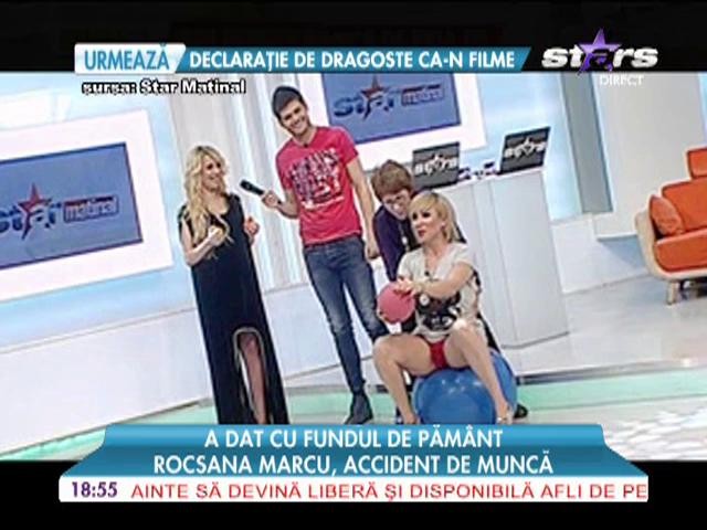 Rocsana MArcu, accident de munca