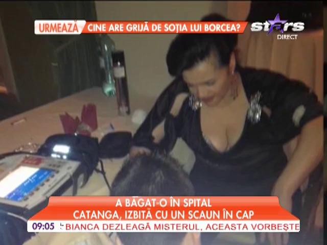 Catanga, izbită cu un scaun &icirc;n cap