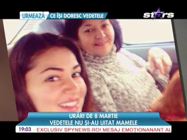 Vedetele au "asaltat" conturile de socializare cu poze şi urări pentru mamele lor