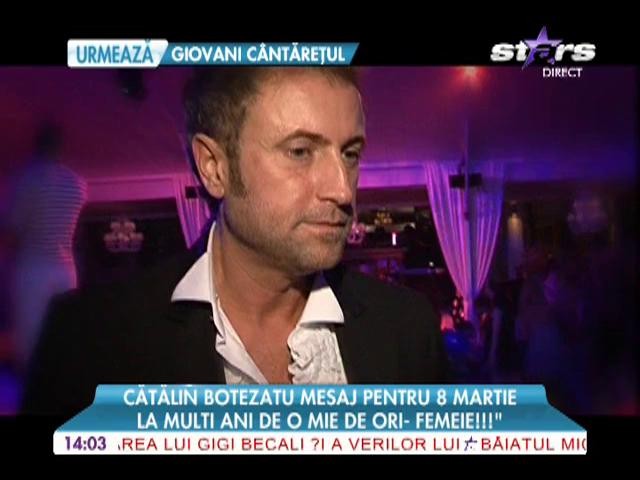 Cătălin Botezatu, mesaj emoţionant cu ocazia zilei de 8 Martie