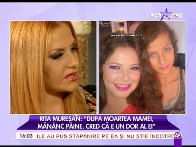 Rita Mureșan: &rdquo;Am pirdu 7 kilograme &icirc;n cele 3 zilele &icirc;n care am &icirc;ngropat-o pe mama&rdquo;