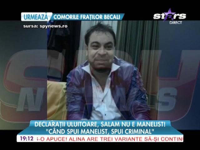 Florin Salam nu se consideră manelist