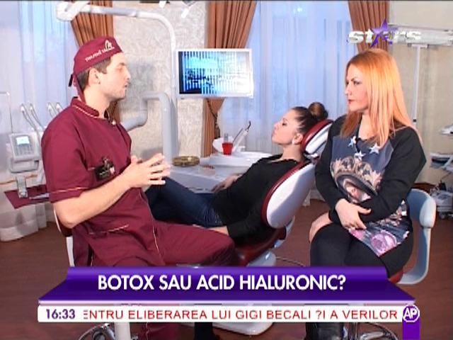 Botox vs. acid hialuronic