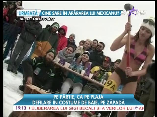 Pe p&acirc;rtie, ca pe plajă