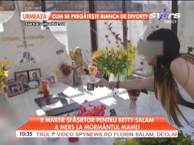 8 martie sf&acirc;şietor pentru Betty Salam